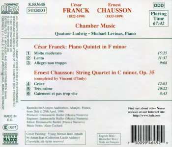 CD César Franck: Piano Quintet / String Quartet 221638