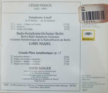 CD César Franck: Symphonie D-moll, Grand Pièce Symphonique 438074