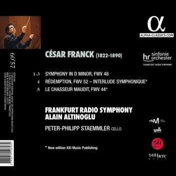 CD César Franck: Symphony In D Minor / Rédemption / Le Chasseur Maudit 434070