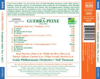 CD Cesar Guerra-peixe: Symphonic Suites Nos. 1 And 2 458958