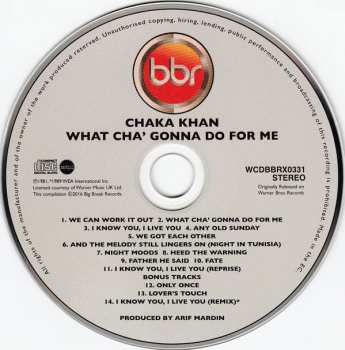 CD Chaka Khan: What Cha' Gonna Do For Me 379505