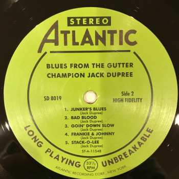 LP Champion Jack Dupree: Blues From The Gutter LTD 74209