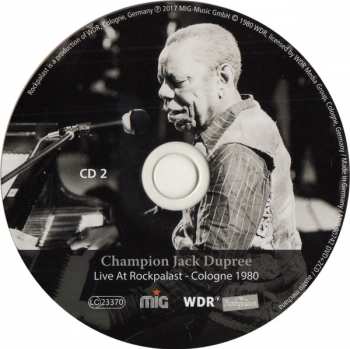 2CD/DVD Champion Jack Dupree: Live At Rockpalast 104263
