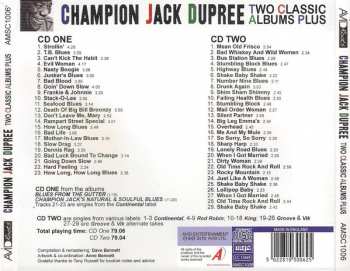 2CD Champion Jack Dupree: Two Classic Albums Plus 40s & 50s Singles: Blues From The Gutter And Natural & Soulful Blues 180044