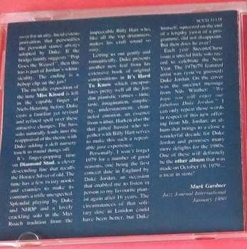 CD Duke Jordan Trio: Change A Pace