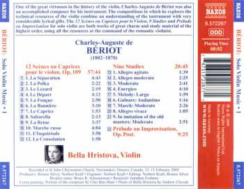 CD Charles-Auguste De Bériot: Solo Violin Music • 1 288948