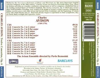 2CD Charles Avison: Twelve Concertos, Op. 6 286726