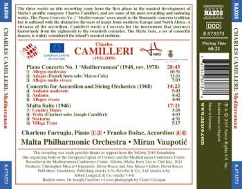 CD Charles Camilleri: Mediterranean: Piano Concerto No. 1 • Accordion Concerto • Malta Suite 461726