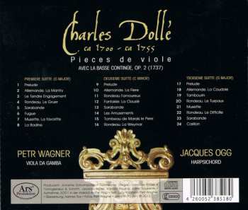 CD Charles Dollé: Pieces De Viole 451203
