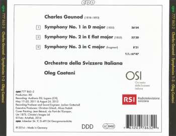 CD Charles Gounod: Symphonies 1-3 447427