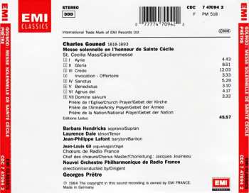 CD Charles Gounod: Messe Solennelle De Sainte Cécile (St. Cecilia Mass / Cäcilienmesse) 178524