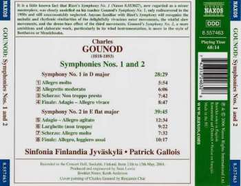 CD Charles Gounod: Symphonies Nos. 1 And 2 334039