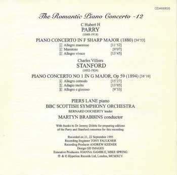 CD Charles Hubert Hastings Parry: Piano Concerto In F Sharp Major / Piano Concerto No 1 In G Major 283468