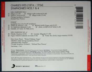 CD Charles Ives: Symphonies Nos. 1 & 4 428396