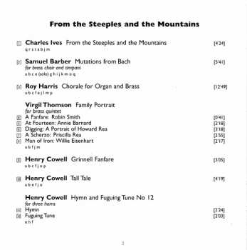 CD Charles Ives: From The Steeples And The Mountains (American Music For Brass) 316428
