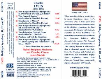 CD Charles Ives: Holidays Symphony:  II, III And IV 276727