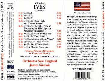 CD Charles Ives: Complete Sets For Chamber Orchestra 497931