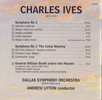 SACD Charles Ives: Symphonies Nos 2 & 3 - General William Booth Enters Into Heaven  336624