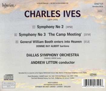 CD Charles Ives: Symphonies 2 & 3 - General William Booth Enters Into Heaven 333043
