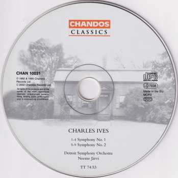 CD Charles Ives: Symphony No. 1 / Symphony No. 2 303213