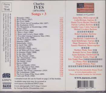 CD Charles Ives: Songs * 3 523450