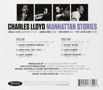 2CD Charles Lloyd: Manhattan Stories 285392
