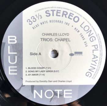 LP Charles Lloyd: Trios: Chapel 324820