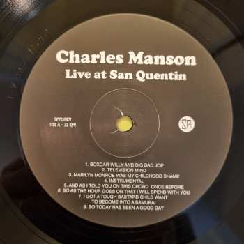 LP Charles Manson: Live At San Quentin