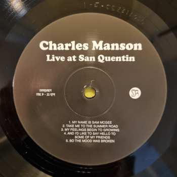 LP Charles Manson: Live At San Quentin