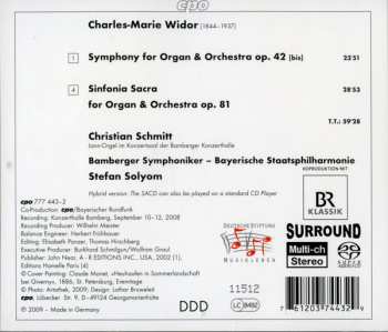 SACD Charles-Marie Widor: Organ Symphonies Opp. 42 & 81 299618
