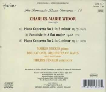 CD Charles-Marie Widor: Piano Concertos 1 & 2 · Fantaisie 121905