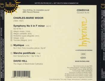 CD Charles-Marie Widor: Symphonie No 5 ‧ Marche Pontificale ‧ Mystique 318376