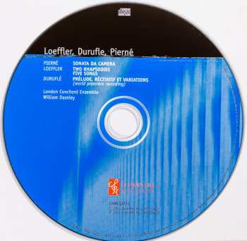 CD Charles Martin Loeffler: Sonata Da Camera / Two Rhapsodies / Five Songs / Prélude, Récitatif Et Variations 456408
