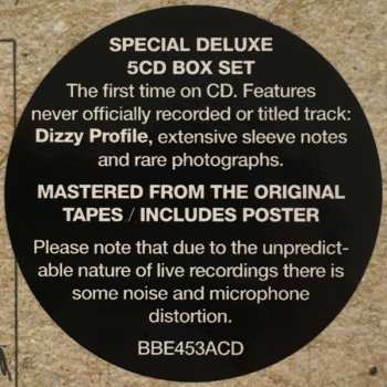 5CD/Box Set Charles Mingus: Jazz In Detroit / Strata Concert Gallery / 46 Selden DLX 240963