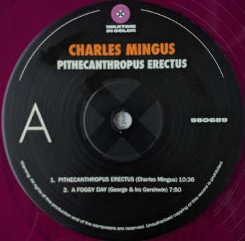 LP Charles Mingus Jazz Workshop: Pithecanthropus Erectus LTD | CLR 62503
