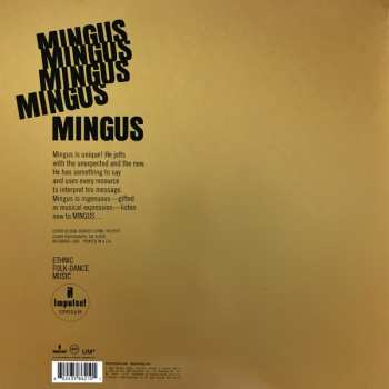 LP Charles Mingus: Mingus Mingus Mingus Mingus Mingus 383389