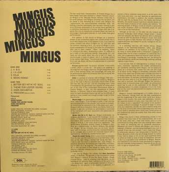 LP Charles Mingus: Mingus Mingus Mingus Mingus Mingus LTD | CLR 149637