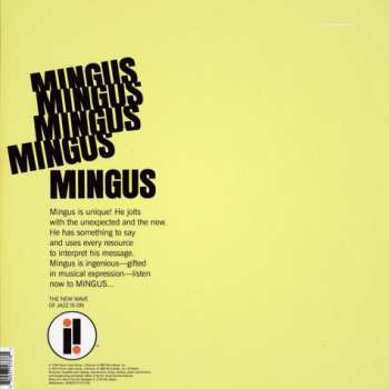 LP Charles Mingus: Mingus Mingus Mingus Mingus Mingus 23645