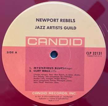 LP Charles Mingus: Newport Rebels / Jazz Artists Guild CLR 440681