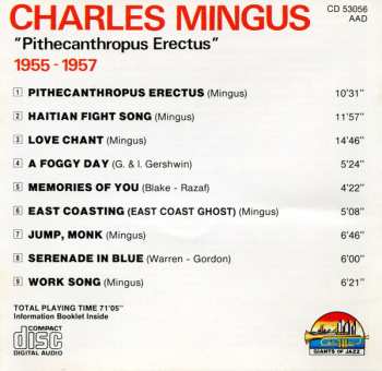CD Charles Mingus: "Pithecanthropus Erectus" 1955-1957
