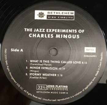 LP Charles Mingus: The Jazz Experiments Of Charles Mingus 384971