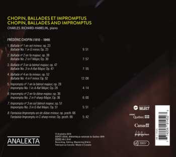 CD Charles Richard-Hamelin: Ballades & Impromptus 242811