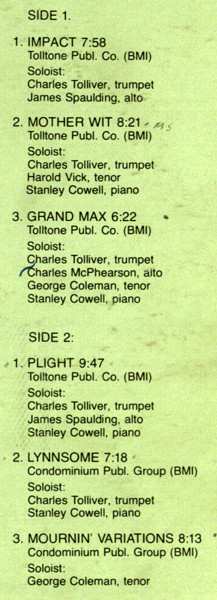 CD Charles Tolliver: Impact