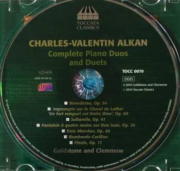 CD Charles-Valentin Alkan: Complete Piano Duos And Duets 318191