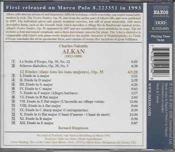 CD Charles-Valentin Alkan:  Piano Music, Vol. 1, 12 Etudes, Op. 35 347328