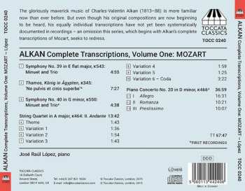 CD Charles-Valentin Alkan: The Complete Transcriptions, Volume One: Mozart 448337