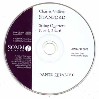 CD Charles Villiers Stanford: String Quartets Nos. 1, 2 & 6 252798