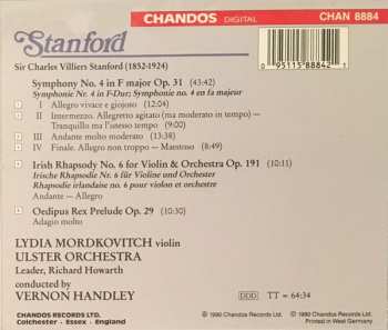 CD Charles Villiers Stanford: Symphony No. 4 In F Major / Irish Rhapsody No. 6 / Oedipus Rex Prelude 335287