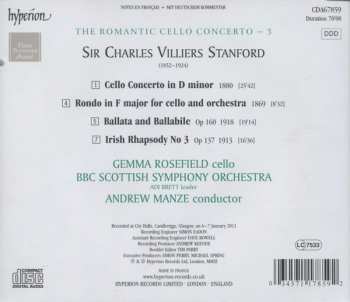 CD Charles Villiers Stanford: The Complete Works For Cello & Orchestra 301450