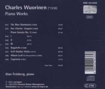 CD Charles Wuorinen: Piano Works 254323
